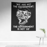 Gov't Is Not Us tapestry