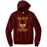 Liberties Aren't Dying (gold) Champion hoodie