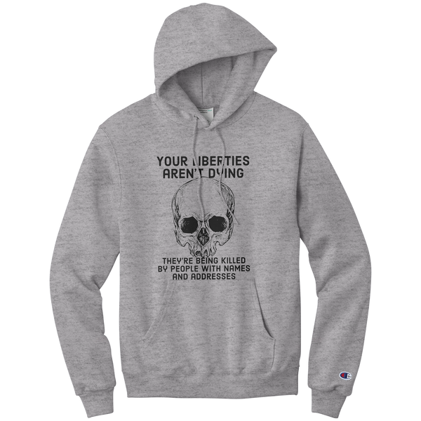 Liberties Aren't Dying (light) Champion hoodie