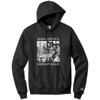 Make America Defiant Again 22 (dark) Champion hoodie