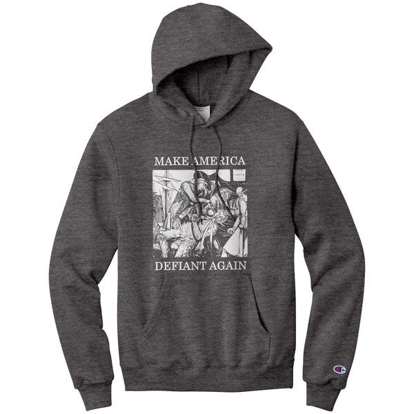 Make America Defiant Again 22 dark Champion hoodie ANTISTATE