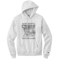 Make America Defiant Again (light) Champion hoodie