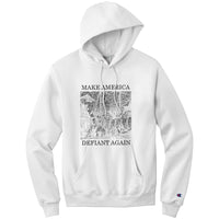 Make America Defiant Again (light) Champion hoodie