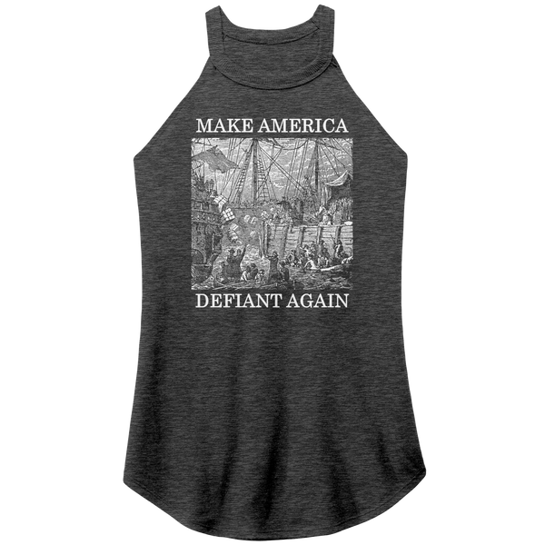 Make America Defiant Again women's (dark) rocker tank
