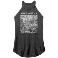Make America Defiant Again women's (dark) rocker tank