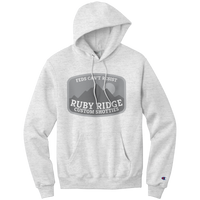 Ruby Ridge (subdued) Champion hoodie