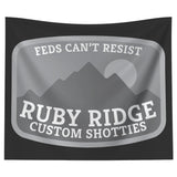 Ruby Ridge (subdued) tapestry