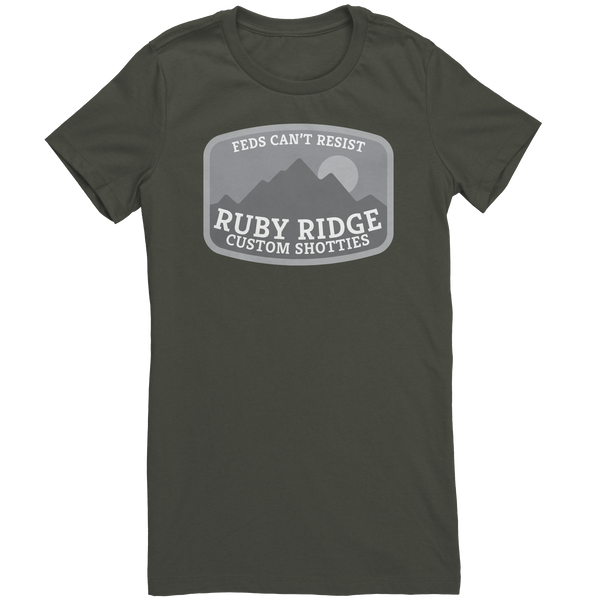 Ruby Ridge (subdued) women's t-shirt