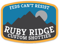 ruby ridge die-cut decal