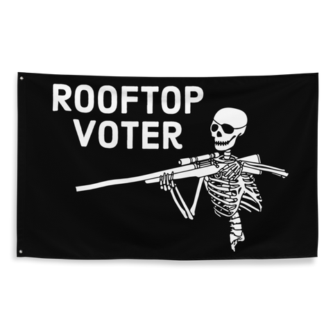 Rooftop Voter Flag