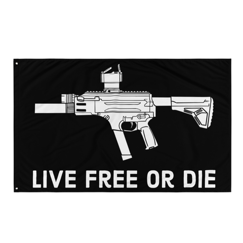 Live Free or Die black flag