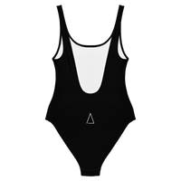 Stone one-piece black swimsuit
