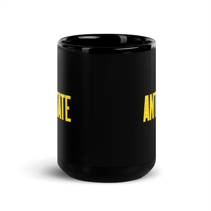 Stone black/gold mug