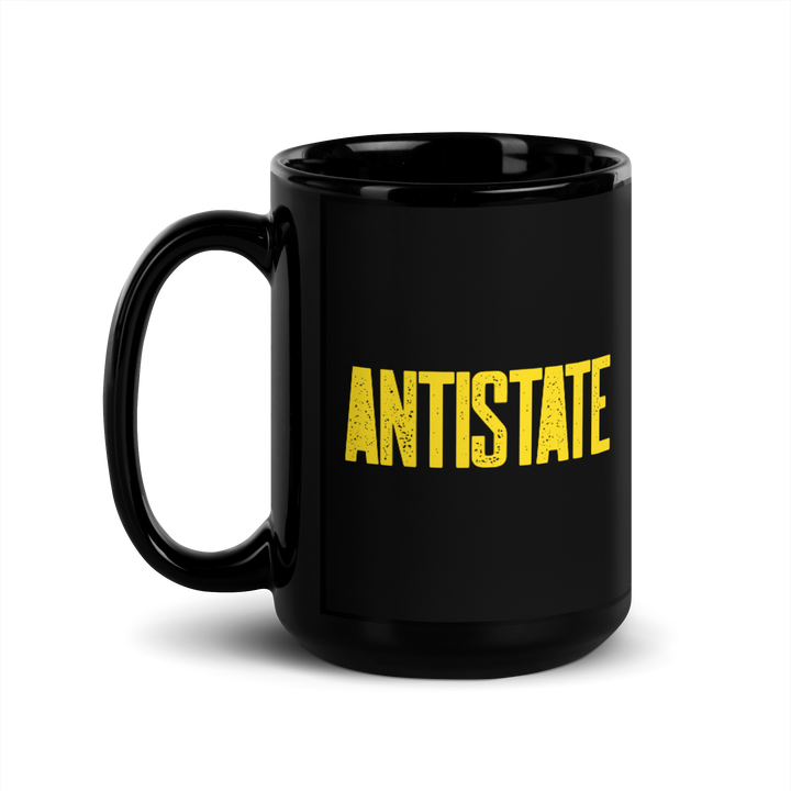 Stone black/gold mug