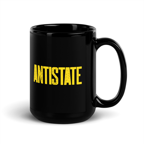 Stone black/gold mug