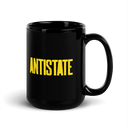 Stone black/gold mug