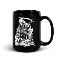 Death black mug