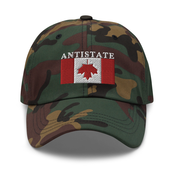 inverted Canada dad hat