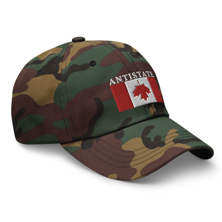 inverted Canada dad hat