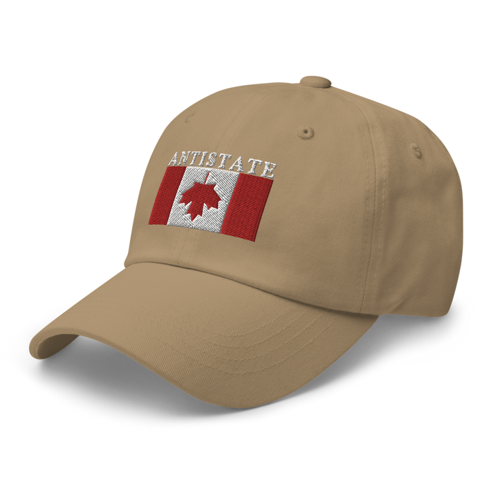 inverted Canada dad hat