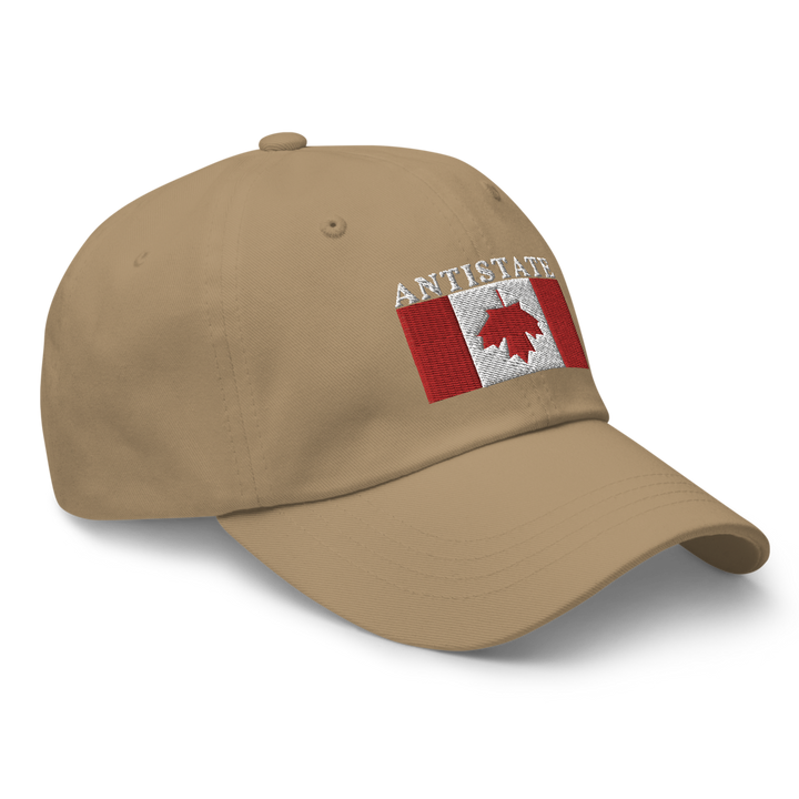 inverted Canada dad hat