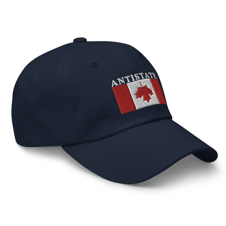 inverted Canada dad hat