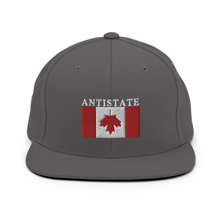inverted Canada snapback hat
