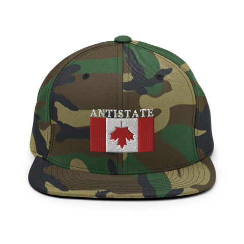 inverted Canada snapback hat