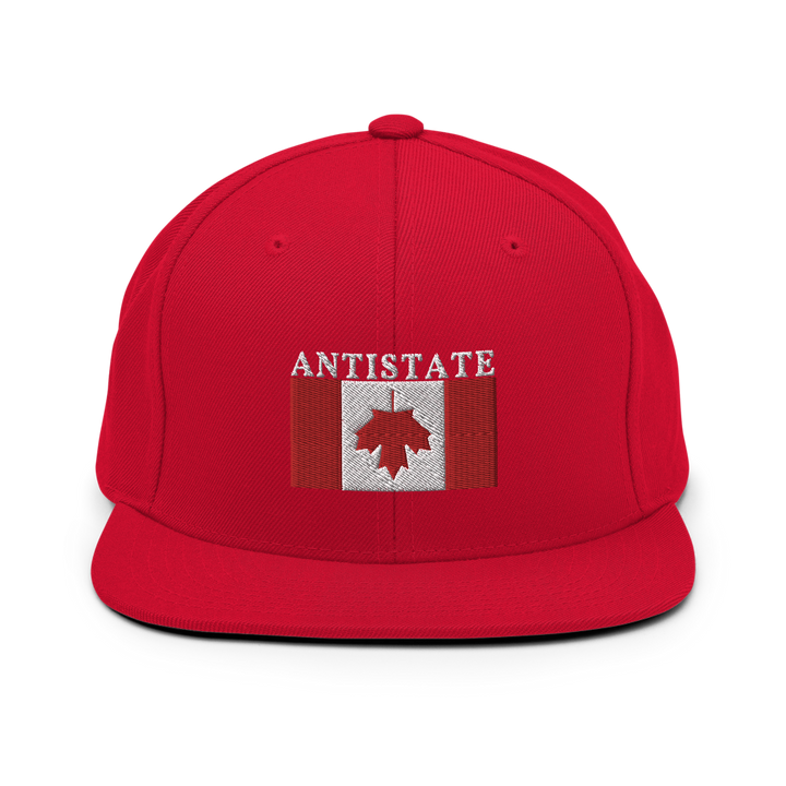 inverted Canada snapback hat