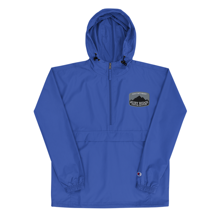 Ruby Ridge (night) Champion windbreaker