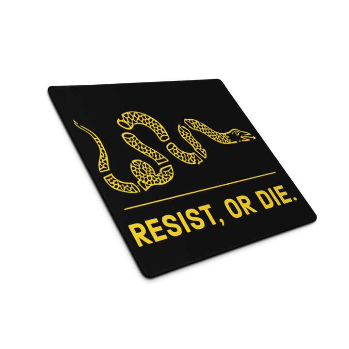 Resist, or Die. gaming mouse pad