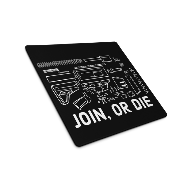 Join, or Die. gaming mouse pad