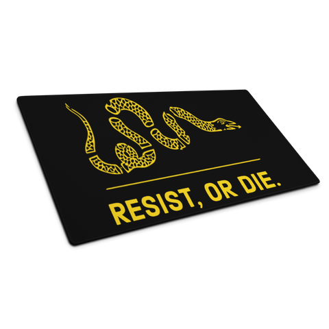 Resist, or Die. gaming mouse pad