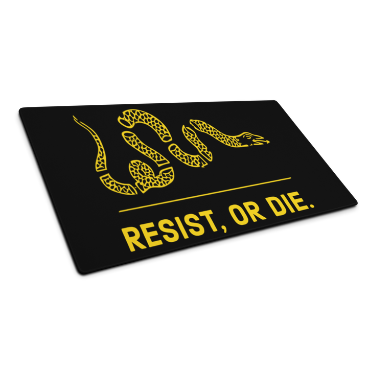 Resist, or Die. gaming mouse pad