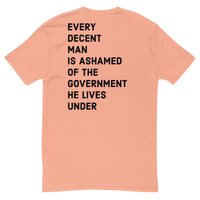 Ashamed of the Government v2a t-shirt