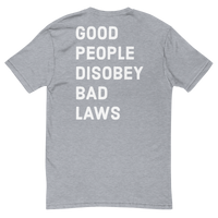 Disobey Bad Laws v2a t-shirt