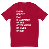 Ashamed of the Government v1 t-shirt