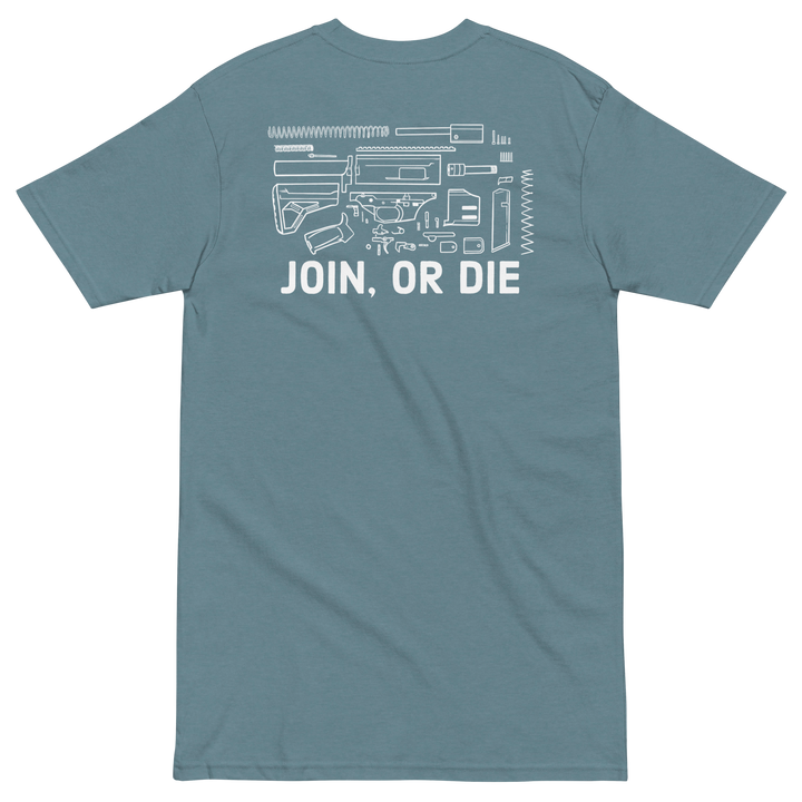 Join, or Die. v2 premium t-shirt