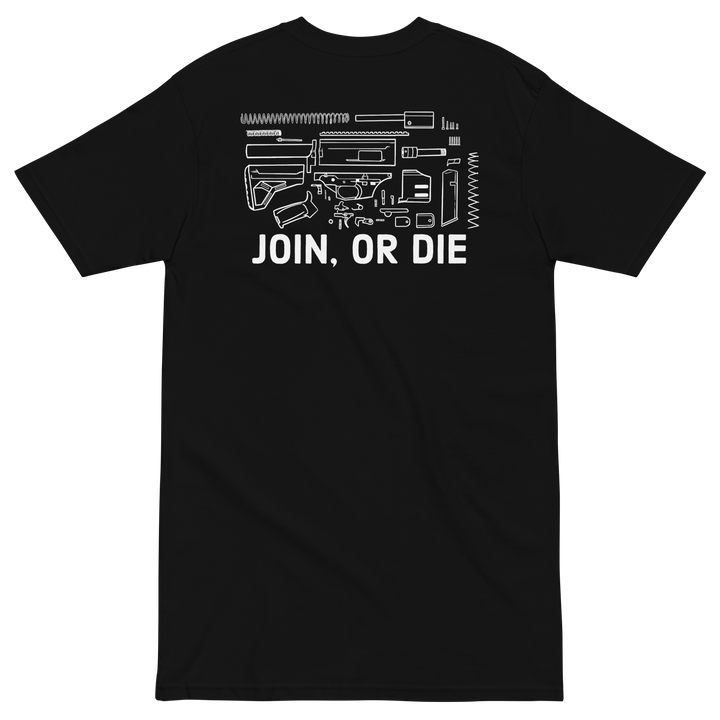Join, or Die. v2 premium t-shirt