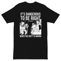 Dangerous to be Right v1 premium t-shirt