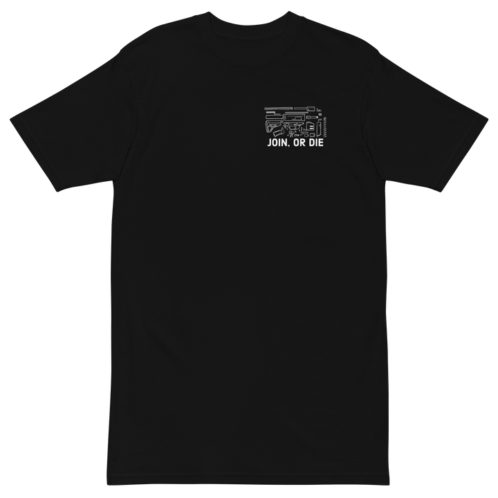 Join, or Die. v2 premium t-shirt