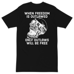 Only Outlaws Will Be Free v1 premium t-shirt