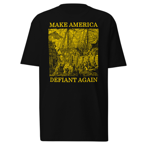 Make America Defiant Again OG (gold) premium t-shirt