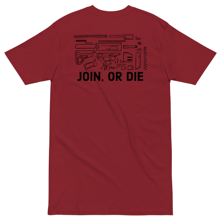Join, or Die. v2 premium t-shirt