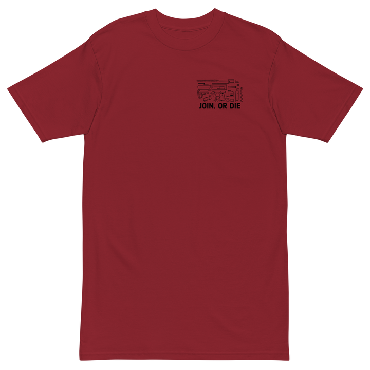 Join, or Die. v2 premium t-shirt
