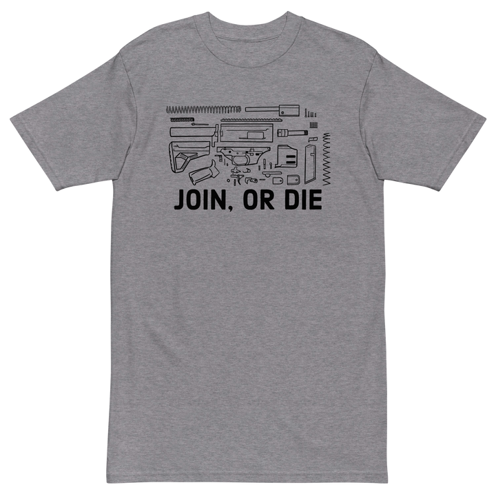 Join, or Die. v1 premium t-shirt