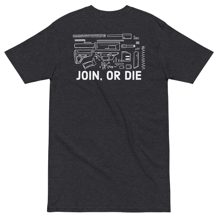 Join, or Die. v2 premium t-shirt