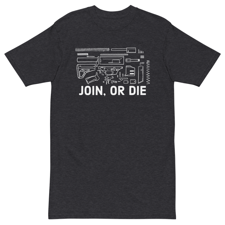 Join, or Die. v1 premium t-shirt