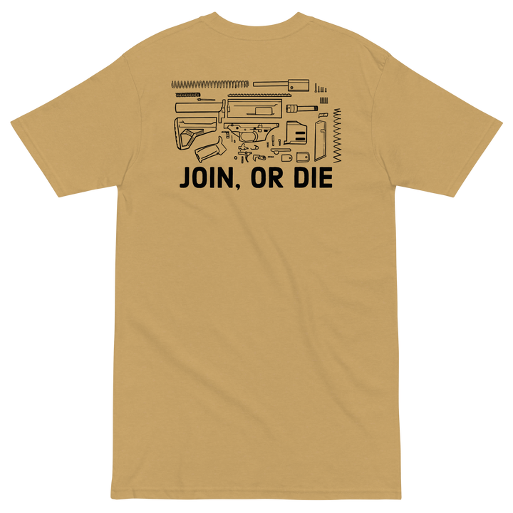 Join, or Die. v2 premium t-shirt