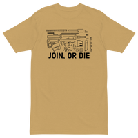 Join, or Die. v1 premium t-shirt